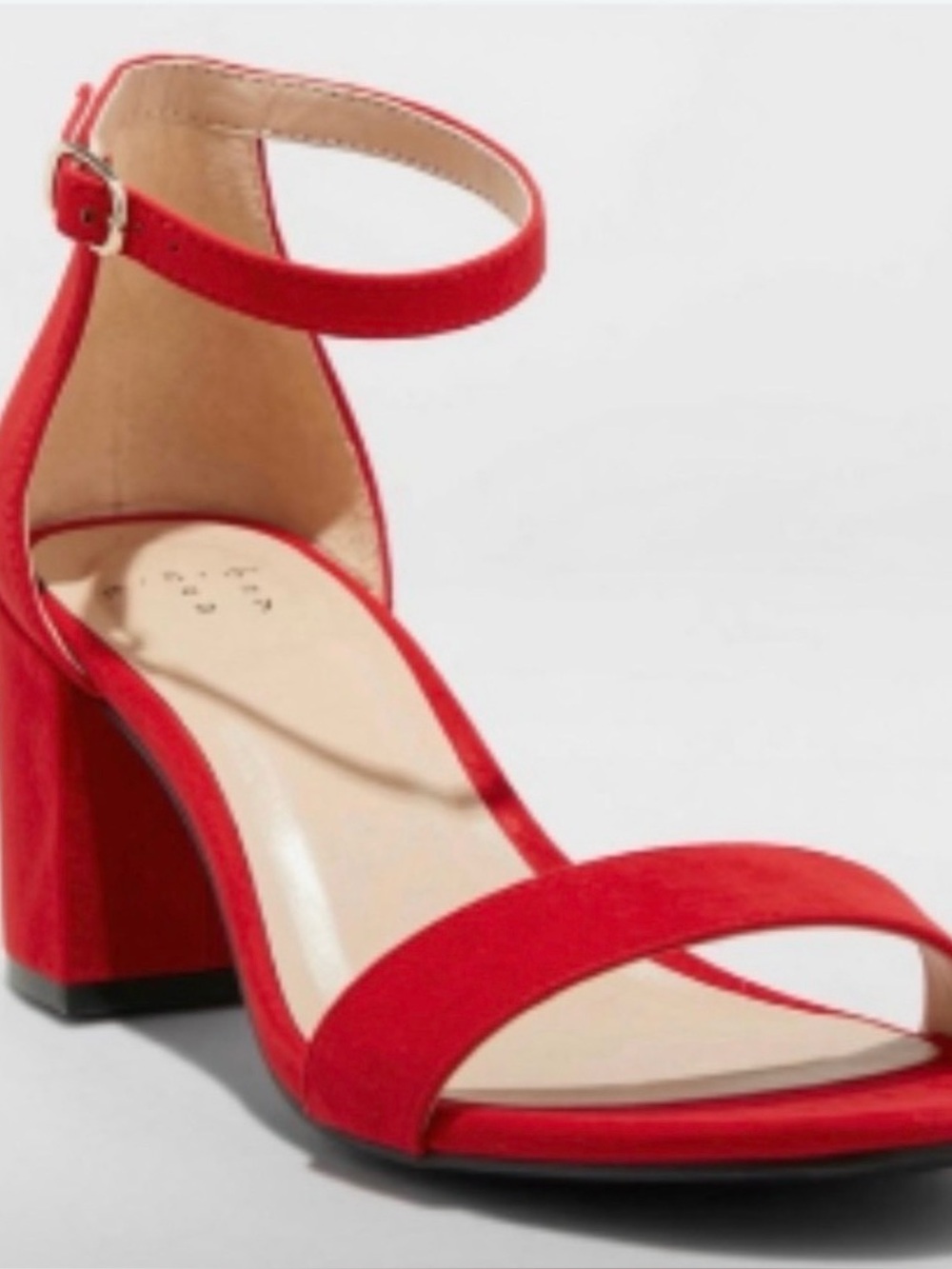 ❤️ A New Day Michaela Heels – Cherry Red Suede | Size 9.5